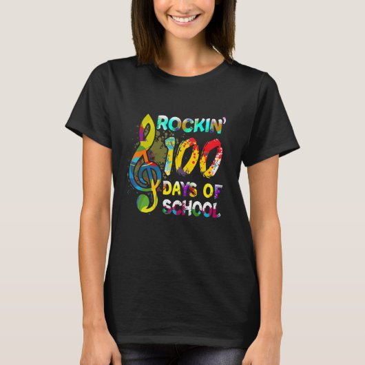100e dag van de school die 100 dagen van de school t-shirt (Voorkant)