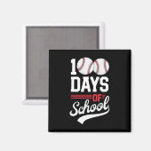 100e dag van de school honkbal 100 dagen Kinder Magneet (Voorkant / Achterkant)