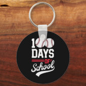 100e dag van de school honkbal 100 dagen Kinder Sleutelhanger (Voorkant)