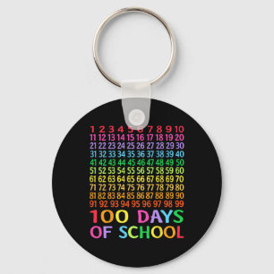 100e dag van de school leraar Kinder 100 dagen Wis Sleutelhanger