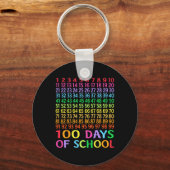 100e dag van de school leraar Kinder 100 dagen Wis Sleutelhanger (Voorkant)