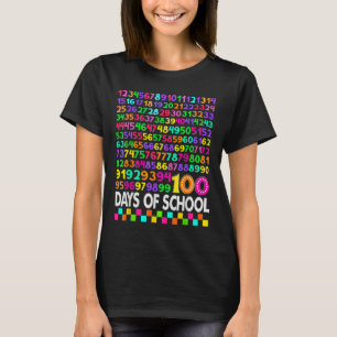 100e dag van de school leraar Kinder 100 dagen Wis T-shirt