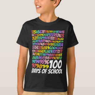 100e dag van de school leraar Kinder 100 dagen Wis T-shirt