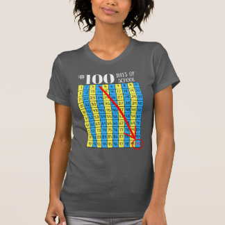 100e dag van de School T-Shirt 100s Grafiek leraar