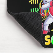 100e dag van de school Unicorn voor meisjes Kinder Muismat (Hoek)