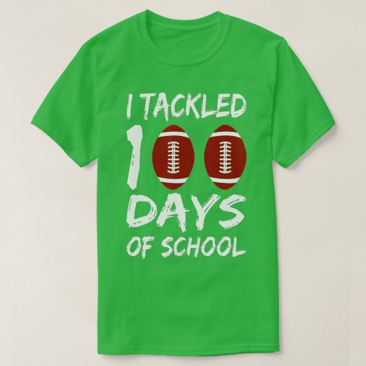100e dag van de school waar ik 100 dagen op school t-shirt (Design voorkant)