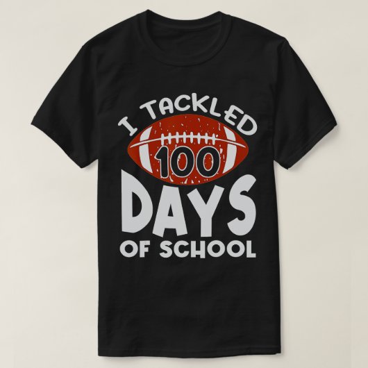 100e dag van de school waar ik 100 dagen op school t-shirt (Design voorkant)