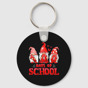 100e dag van de schoolgenote studenten 100 da sleutelhanger