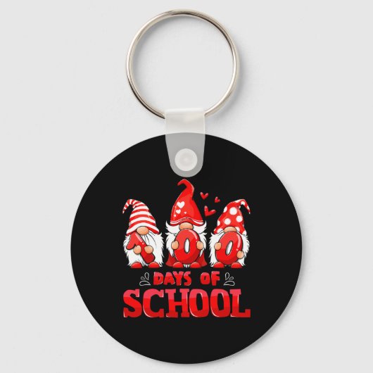 100e dag van de schoolgenote studenten 100 da sleutelhanger (Voorkant)