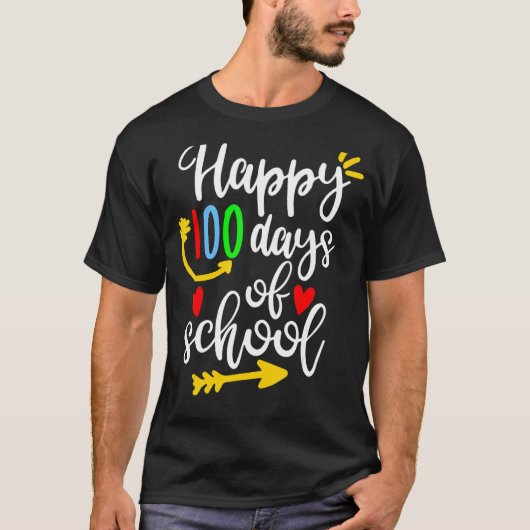 100e dag van de schooljongens 100 dagen bo t-shirt (Voorkant)