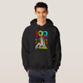 100e dag van de schooljongens Kinder beagle kostuu Hoodie (Voorkant volledig)