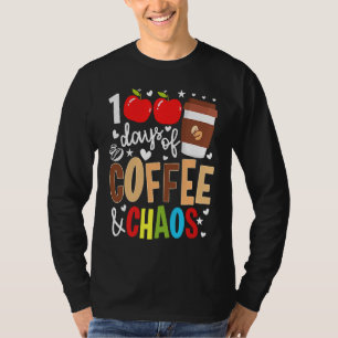 100e dag van de schoolkoffieprek Kindergarten T-shirt