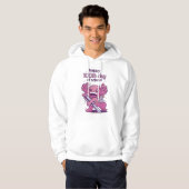 100e dag van de schooluitnodiging hoodie (Voorkant volledig)