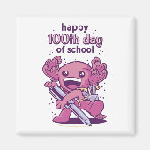 100e dag van de schooluitnodiging magneet (Voorkant)