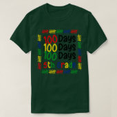 100e dag van de vijfde klas jongens Student T T-shirt (Design voorkant)