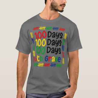 100e dag van de zesde klas jongens Student T T-shirt