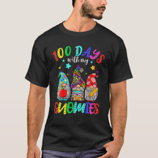 100e dag van het schoolkostuum voor vrouwelijke Ma T-shirt
