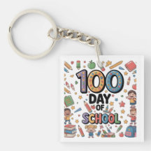 100e Dag van het Schoolplezier T-Shirt | Kleurrijk