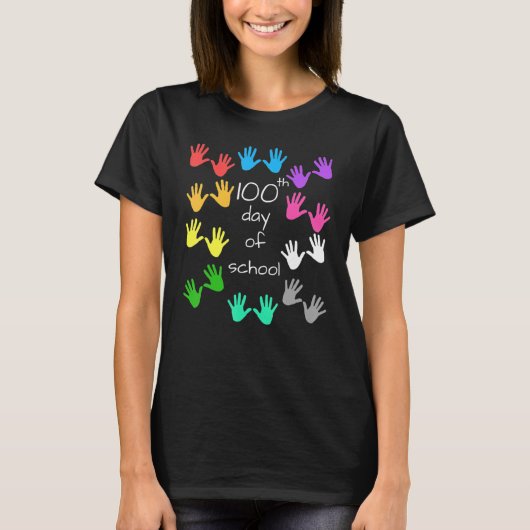 100e dag van het Shirt van de School - 100 dagen v (Voorkant)