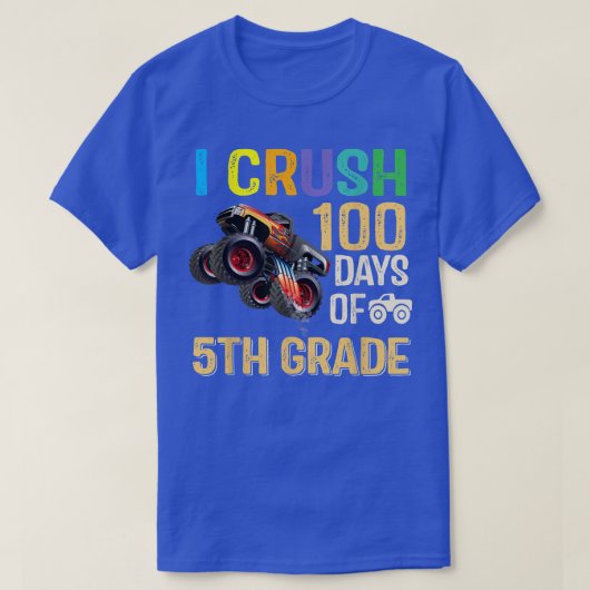 100e dag van het Shirt van de vijfde graad Funny T (Design voorkant)