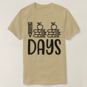 100e dag van leerling-leerling-leerling t-shirt (Design voorkant)