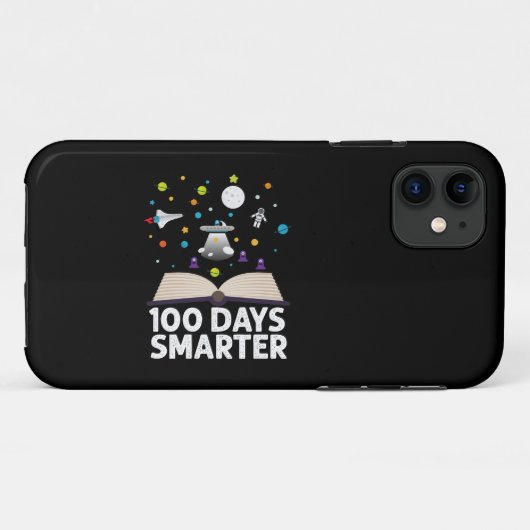 100e dag van school 100 dagen slimmer boeken ruimt Case-Mate iPhone case (Achterkant (horizontaal))