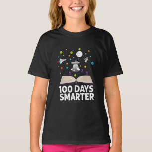 100e dag van school 100 dagen slimmer boeken ruimt t-shirt