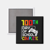 100e Dag Van School Complete Video Game Studenten Magneet (Voorkant / Achterkant)