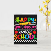 100e Dag Van School Gelukkig 100 Dagen Wiskunde Ve Kaart (Gele Bloem)