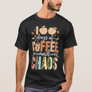 100e Dag van School Koffie Prek Kleuteronderwijs L T-shirt
