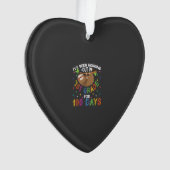 100e Dag van School Sloth Design - 1e Leerjaar 100 Ornament (voorkant)