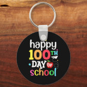 100e dag van schoolleraren Kinder meisjes boys Hap Sleutelhanger (Voorkant)