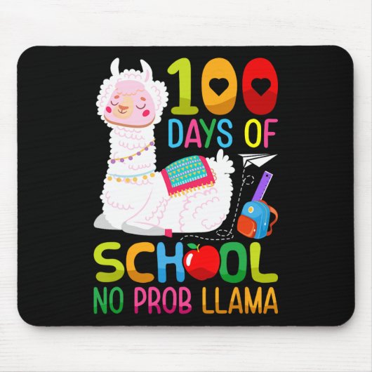 100e dag van schoolmeisjes 100 Scho-dagen Muismat (Voorkant)