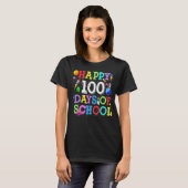 100e dag van schoolonderwijzer Kinder kinderastron T-shirt (Voorkant volledig)