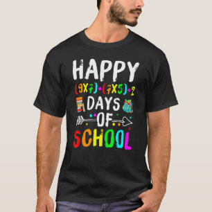 100e dag Wiskunde docent Wiskunde Formule 100 dage T-shirt