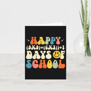 100e dag Wiskunde Formula 100 dagen van de student Kaart