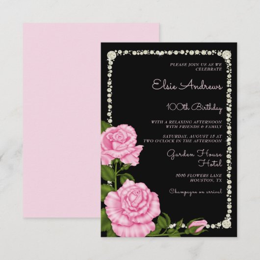 100e eeuws Roos Kaart (Voorkant / Achterkant)