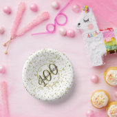 100e Elegante Eeuwige Partij Zwart/Goud Papieren Kommen (Feest)