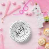 100e Elegante Eeuwige Partij Zwart/Wit Papieren Kommen (Feest)