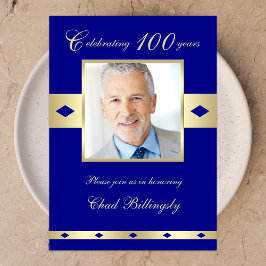 100e foto Verjaardagsfeestje Uitnodiging Marine