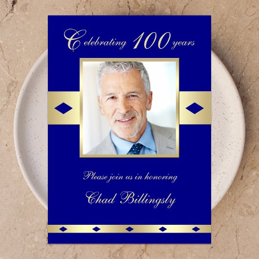 100e foto Verjaardagsfeestje Uitnodiging Marine