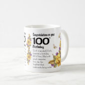 100e geelroze en Mok van botervliegen, (Voorkant rechts)