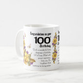 100e geelroze en Mok van botervliegen, (Voorkant links)