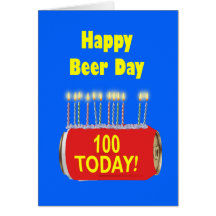 100e Happy Beer Day Verjaardag
