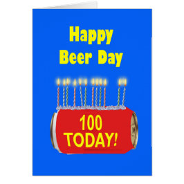 100e Happy Beer Day Verjaardag