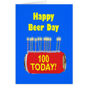 100e Happy Beer Day Verjaardag