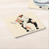 100e Jubileum honkbal Kartonnen Onderzetters (Schuin)