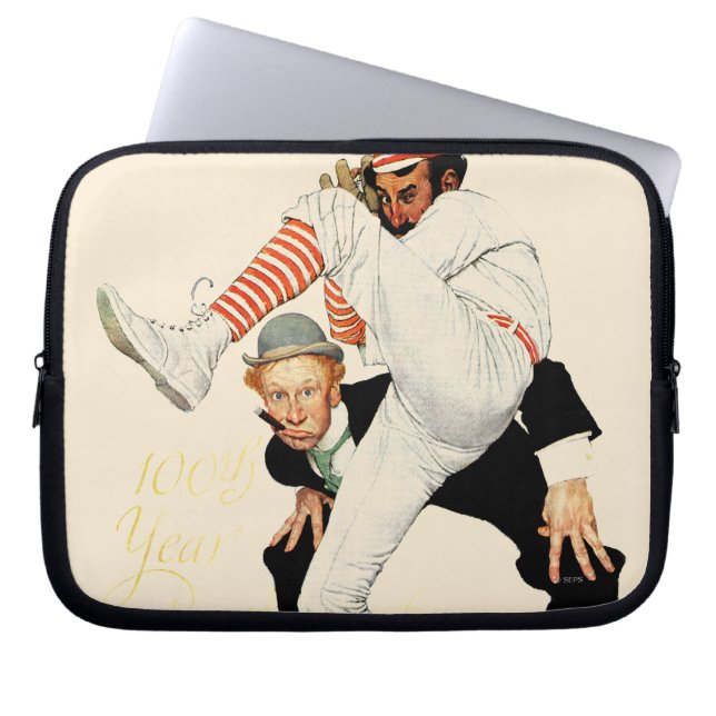 100e Jubileum honkbal Laptop Sleeve (Voorkant)