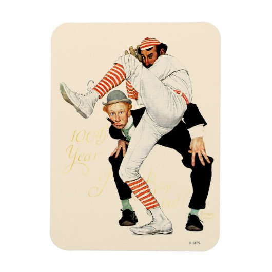 100e Jubileum honkbal Magneet (Verticaal)