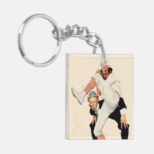 100e Jubileum honkbal Sleutelhanger (Voorkant Links)